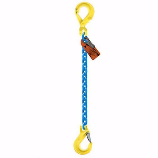 Sngl Leg 5/16 in Adjstbl Chain Slng GBK1-EGKN, 5ft L, 5700lb WLL, Grabiq, Mfr#: G-5/16-GBK1-EGKN-05